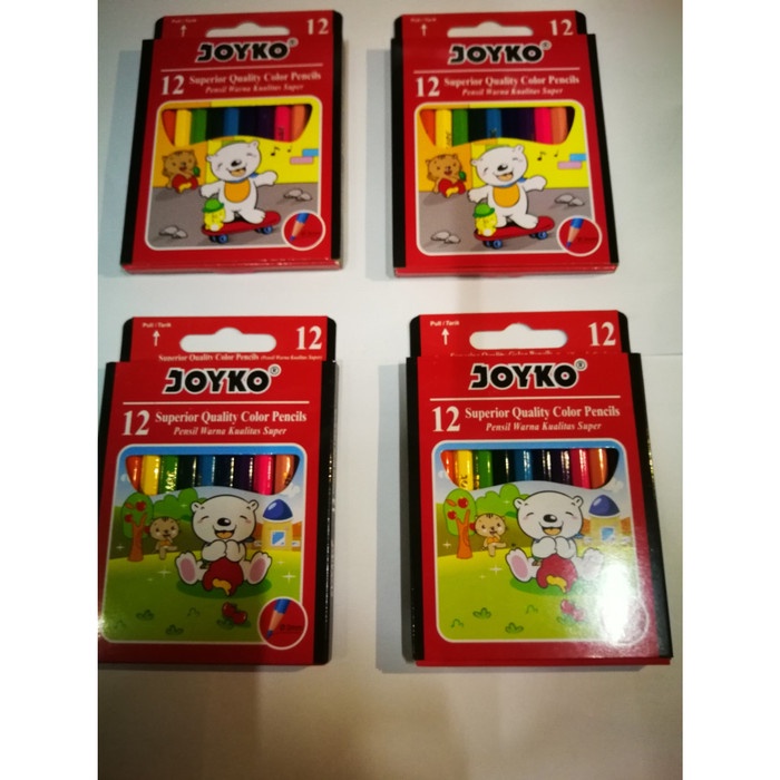 

WARNAPENSIL- PENSIL WARNA JOYKO 12 WARNA MURAH / PENSIL WARNA PENDEK -PENSIL WARNA
