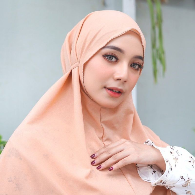 Bergo Crochet / Bergo Renda / Bergo Renda Termurah / Kerudung Instant