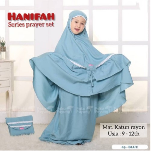 Mukena Anak Perempuan Prayer Set HANIFAH Nanda Fashion Shop