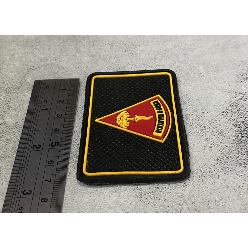 Patch Marinir (Sgtg) - Patch Velcro Marinir - Prepetan Marinir - Velcro Karet