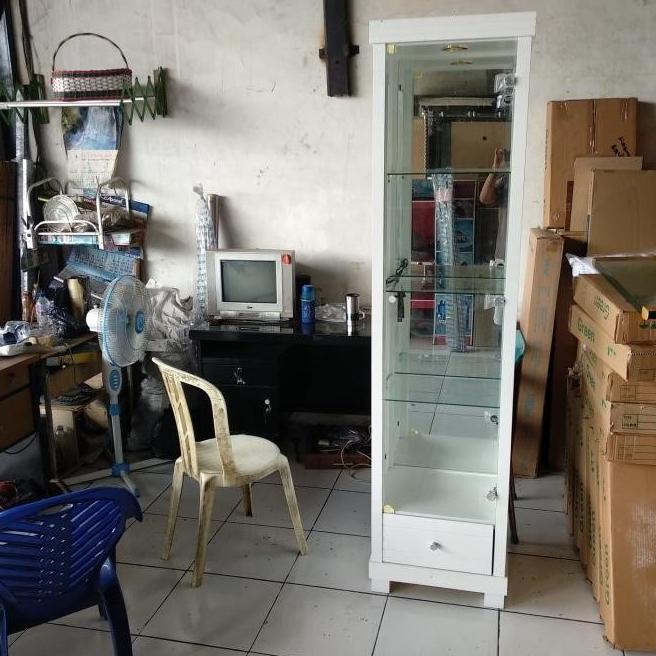 Sale Lemari Pajangan / Lemari Hias / Lemari Kaca Minimalis 1 Pintu