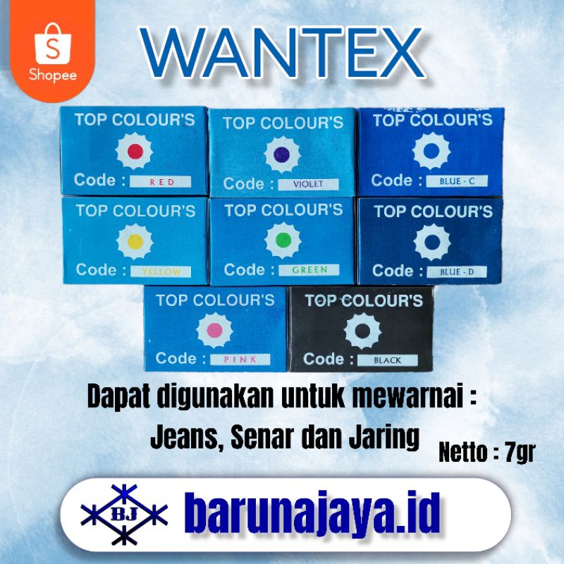 Wantex Pewarna Senar dan Jaring Merk Hosana