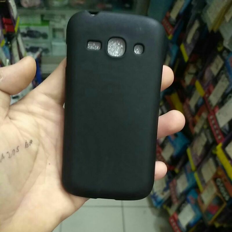 Silikon capdase karet hitam soft case samsung ace3 ace 3 s7270 s7272 -