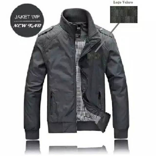 Jaket New Tab Pria Kantor Waterproof / jaket motor wp kekinian