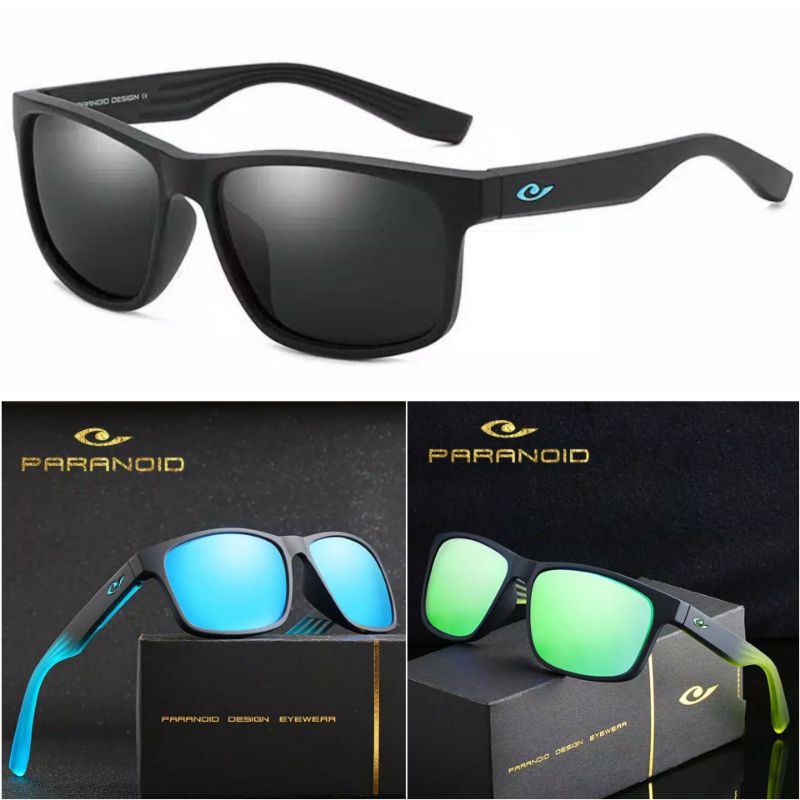 N3 Kacamata pria polarized paranoid one fullset