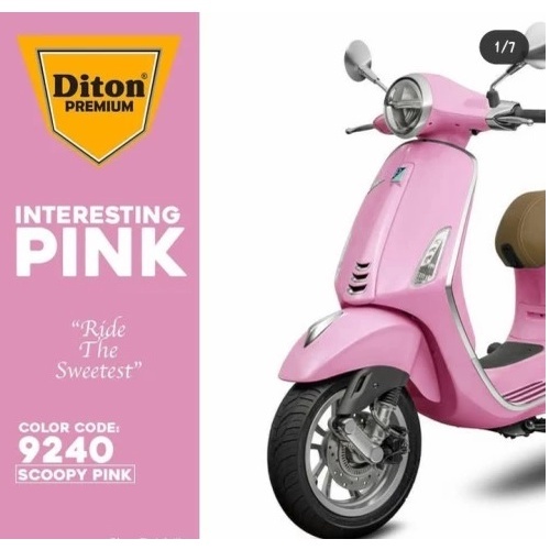 Pilok Pilox DITON Premium H9240* Scoopy Pink / Scopy Merah Muda (400cc/400ml)