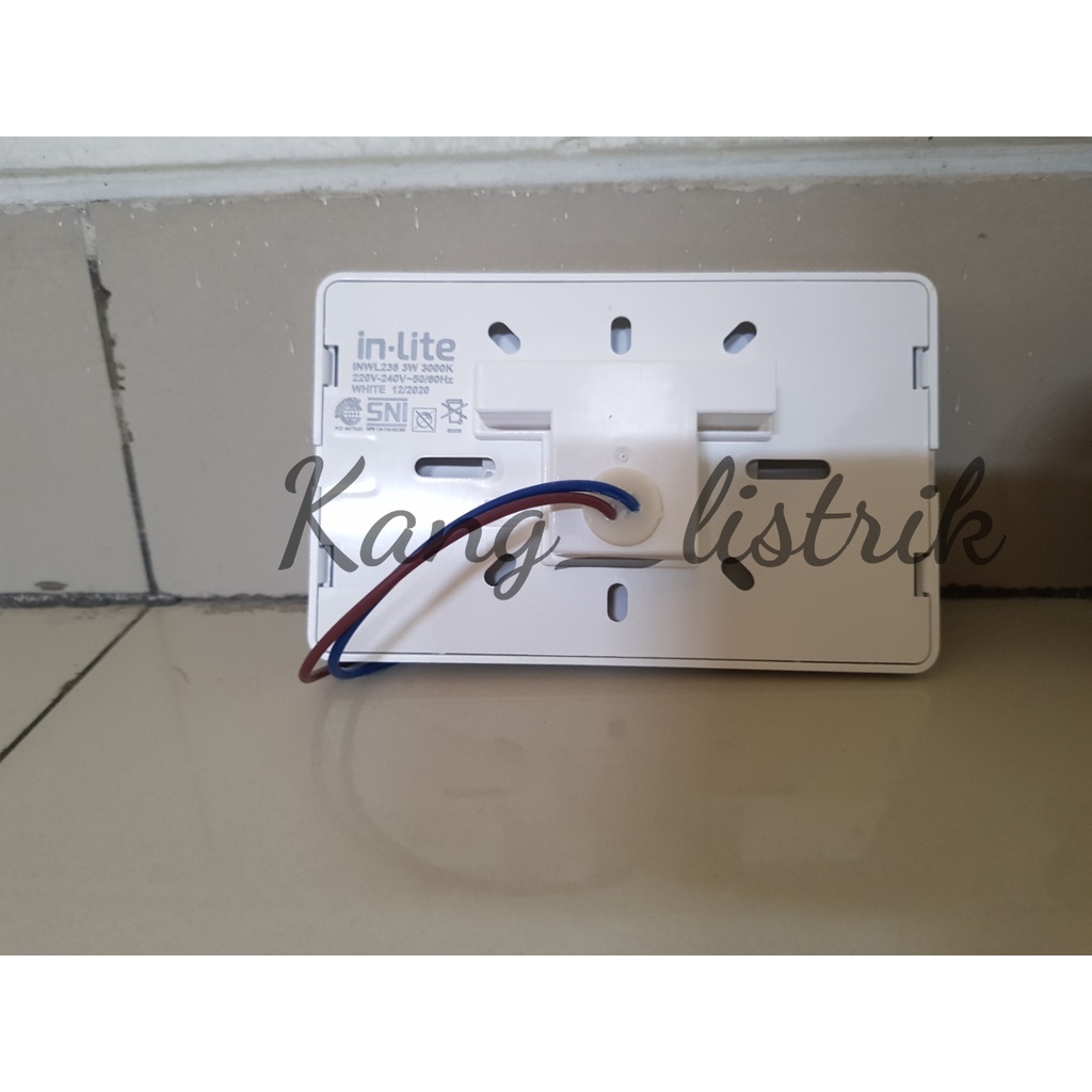 Lampu Tangga INLITE INWL238 Sinar Putih 6500K Body Hitam / Putih