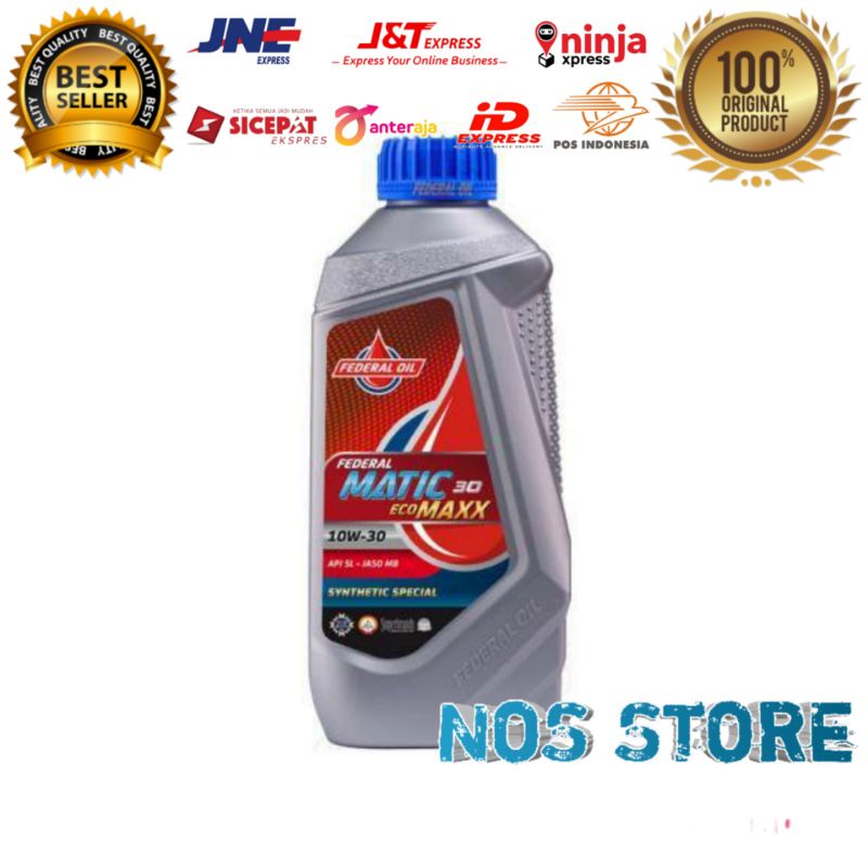 FEDERAL Matic Ecomaxx 30 Oli Motor 10W-30 Synthetic [0.8 L]