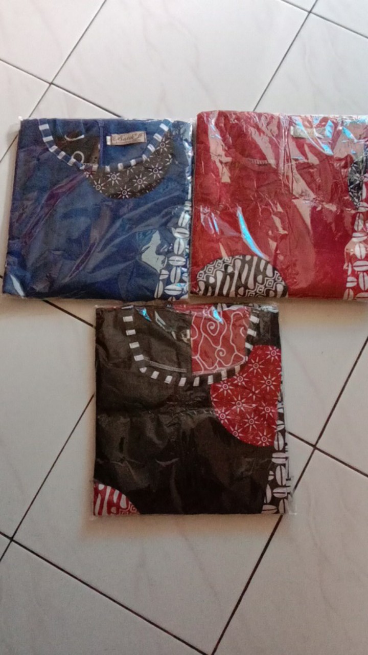 Batik Tunik Model Tali Samping Terbaru