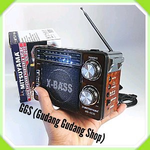 Radio Jadul Multi Fungsi Mitsuyama Senter LED   Speaker Music Box Chager AC   DC   Radio 3 Bands FM