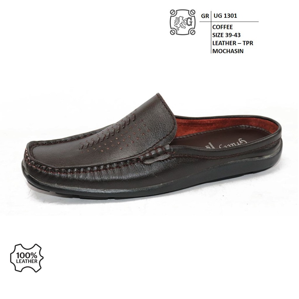 Sandal Pria Bustong Grutty UG1301 Coffee