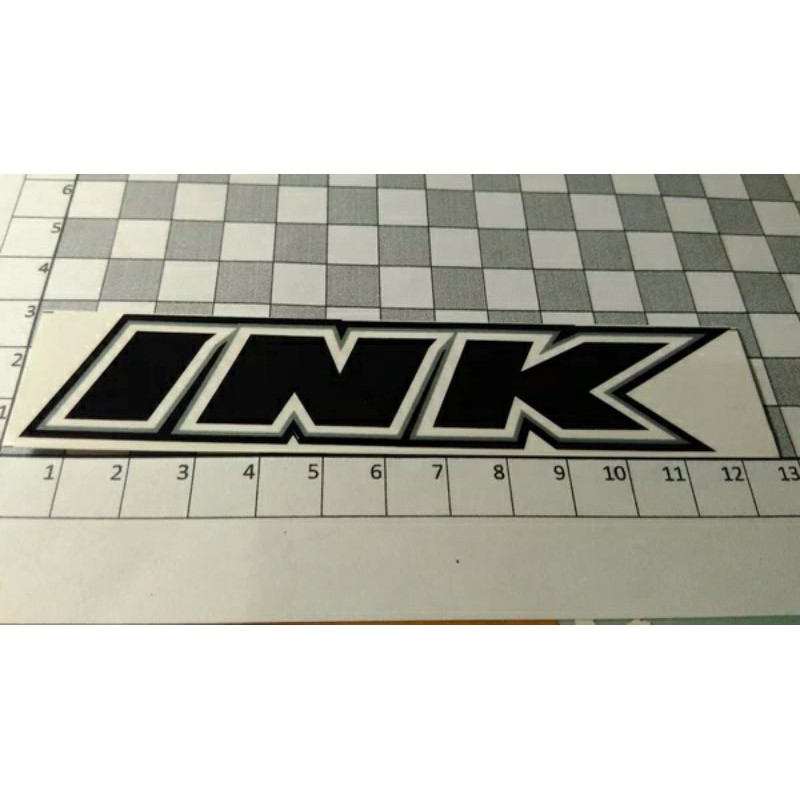

stiker INK helmet panjang