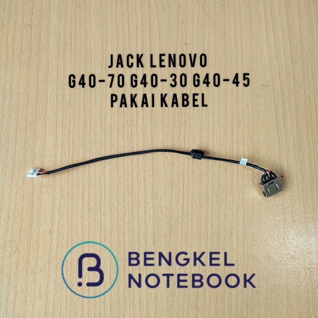 Jack Lenovo G40-70 G40-80 G40-30 G40-45 pakai kabel G50-90 G50-80 G50-85 G50-45 Z50-30 Z40-45 Z50-70 B40-30 B40-45 B40-70 B40-80 B50 N50 300-14IBR 300-15IBR ( Pin data di tengah)