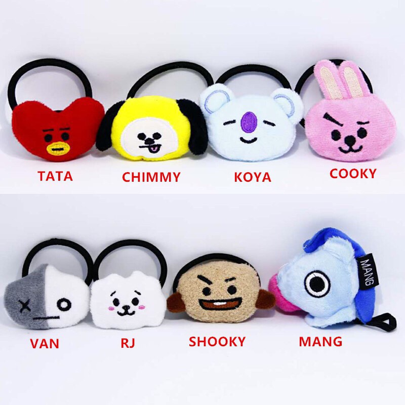 [BS] BISA COD KPOP BTS BT21 Ikat Rambut Hair Tie Kartun Lucu - KP068