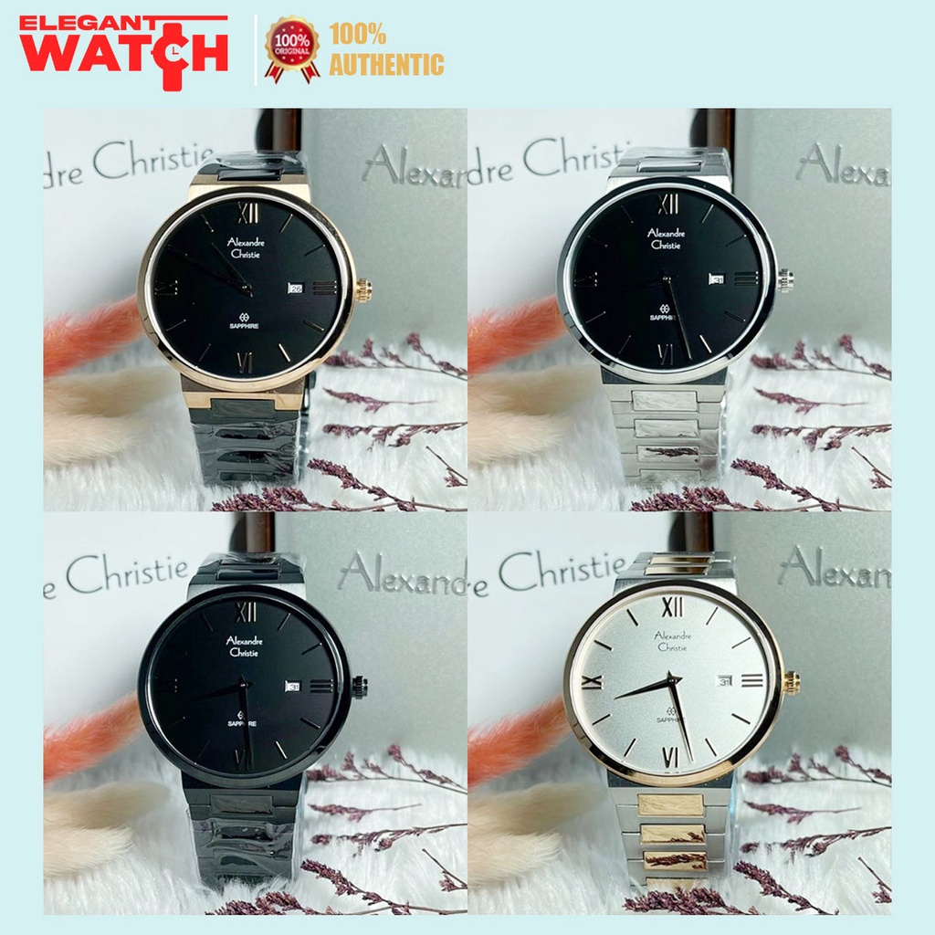 Jam Tangan Alexandre Christie Pria AC 8564 / AC8564 Original Garansi Resmi