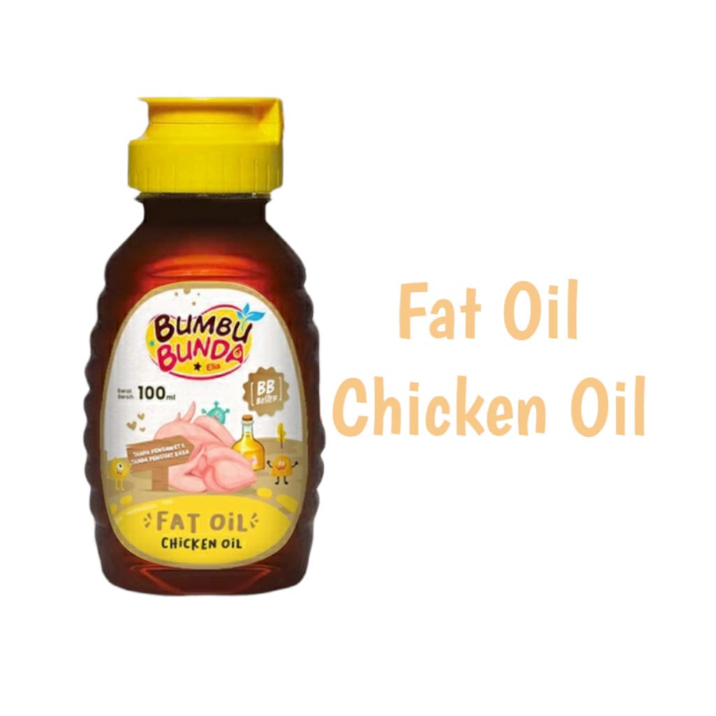 Bumbu Bunda Chicken Fat Oil / Beef Wagyu Fat Oil / Minyak MPASI / BB Booster MPASI / Lemak MPASI / Lemak Bayi / Penambah Berat Badan 100 ml