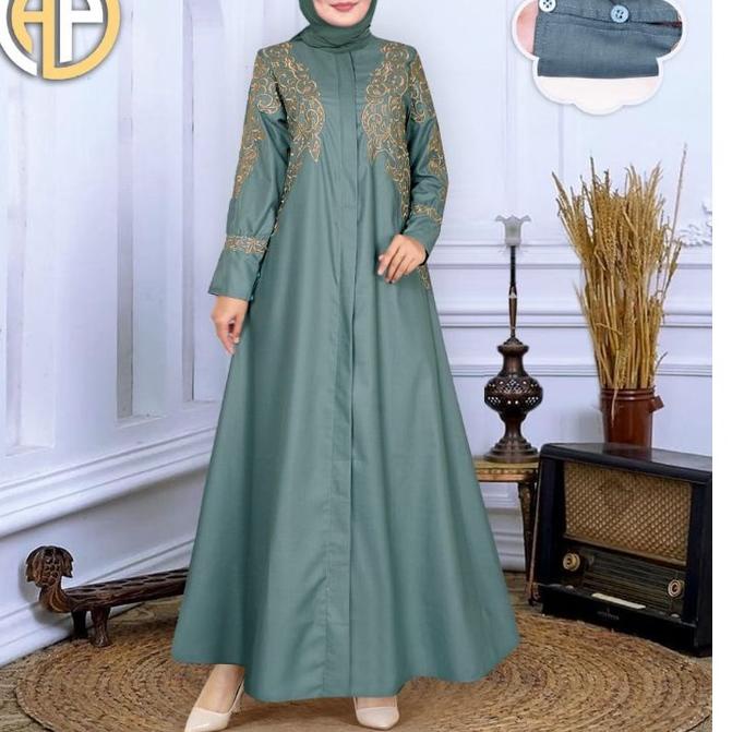 Trend -  GAMIS TOYOBO GAMIS KOMBINASI BORDIR,GAMIS TOYOBO KEKINIAN DAN