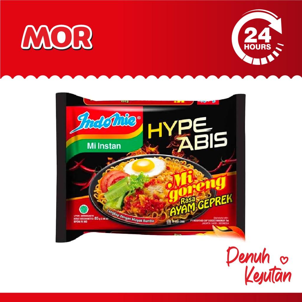 

INDOMIE Goreng Rasa Ayam Geprek Hype Abis 85 gr