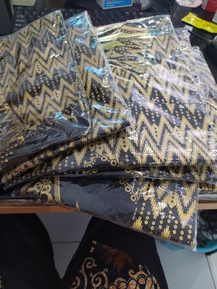 Batik Couple Keluarga Sania Ruffle Ori Ndoro Jowi Dnt Wayangan Prodo