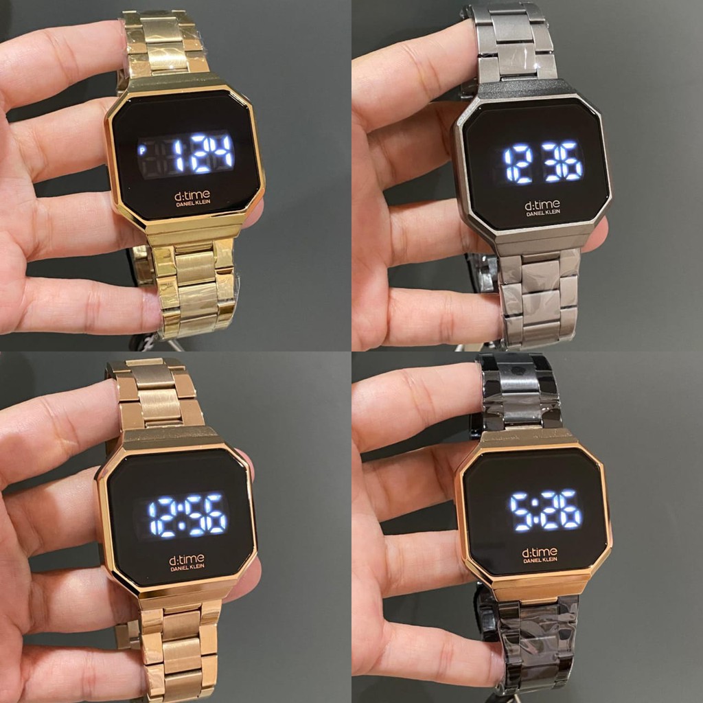 JAM TANGAN WANITA DANIEL KLEIN DK112409 DIGITAL ROSEGOLD  ORIGINAL