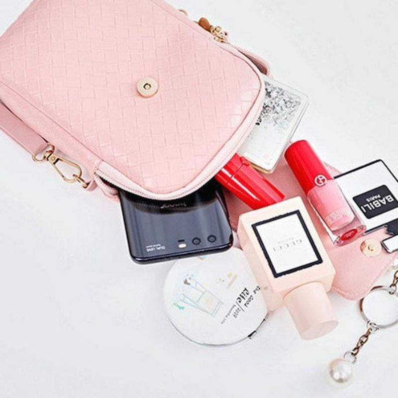 tas selempang wanita tas handphone fashion korea import real pict