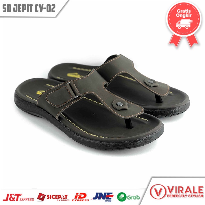 Sandal Jepit Pria Murah Casual Model Distro CV-02 CK