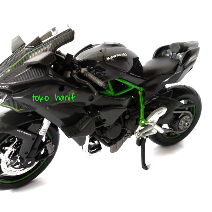 Diecast miniatur motor kawasaki ninja H2 RMN003