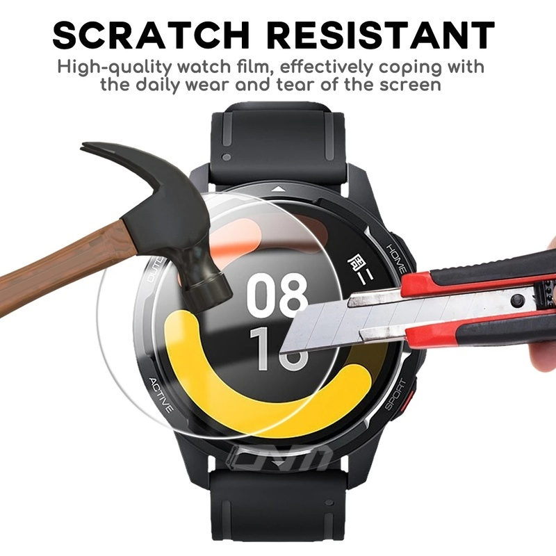 Pelindung Layar Tempered Glass Anti Gores Untuk Xiaomi Mi Watch S1 Active