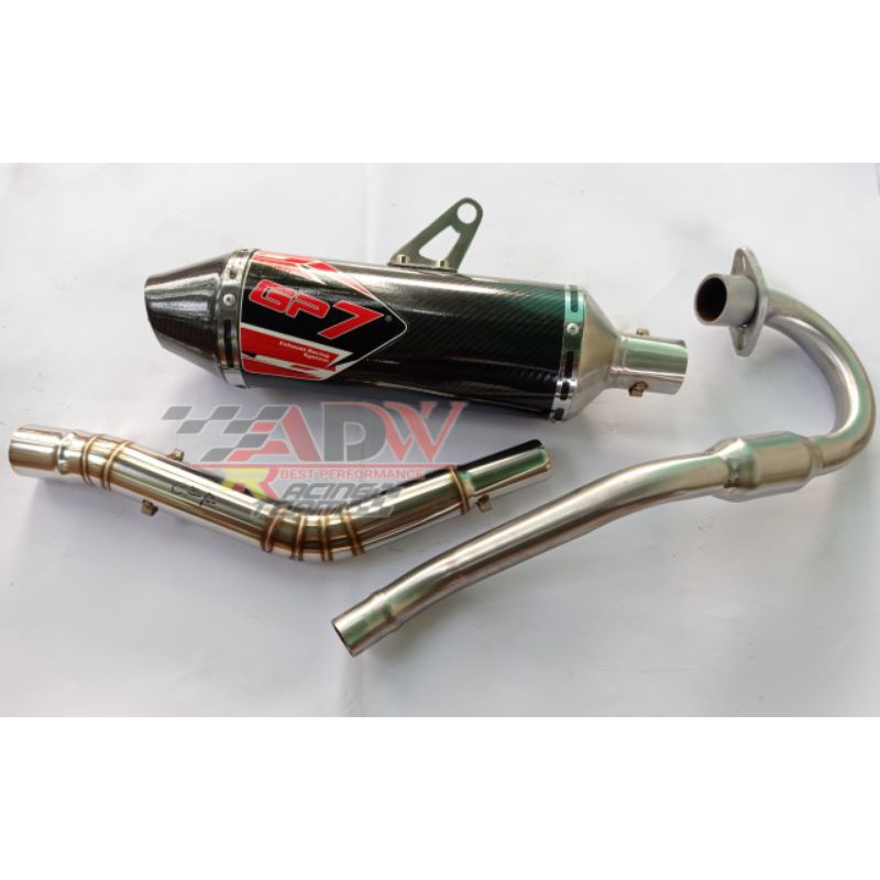 knalpot racing gp7 klx crf