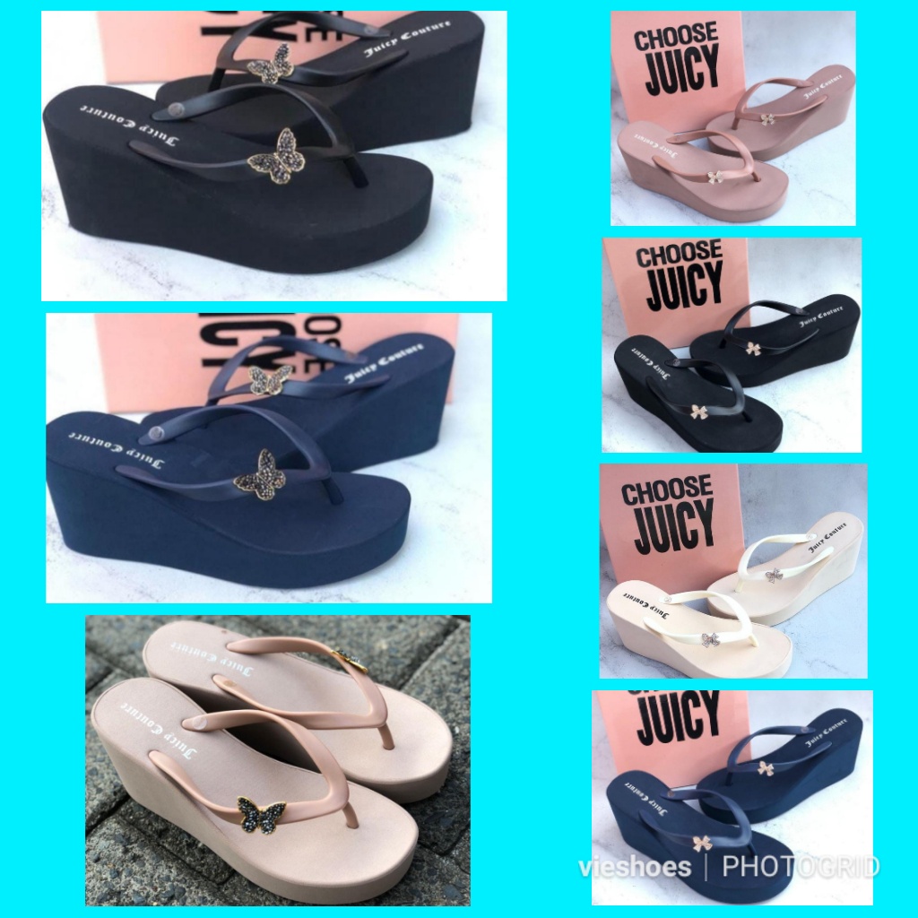 Juicy Couture wedges 7cm Sandal Wanita