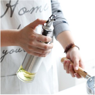 Botol minyak Kaca Stainless Steel Botol Serbaguna 300 ML / Botol Minyak  Botol Kecap Stainless Steel Multifungsi 10190