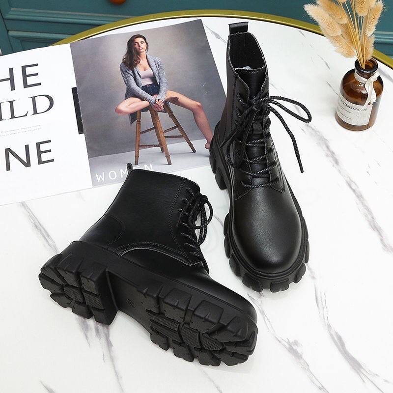 BT12 SEPATU BOOTS IMPORT BRITISH WANITA KOREA INGGRIS VELVET REAL PICTURE SIZE 40