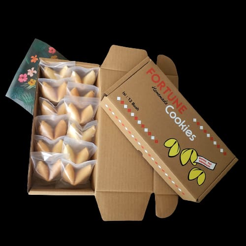 

Kue Keberuntungan / Fortune Cookies 12 piece (BOX)