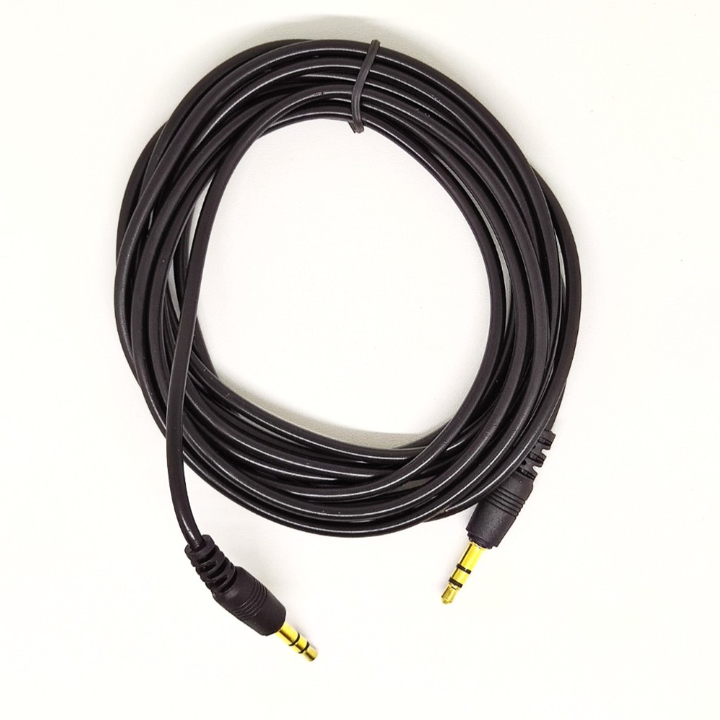 KABEL AUDIO JACK 3.5 PANJANG 3M GOLD PLATED / KABEL AUX 3 METER