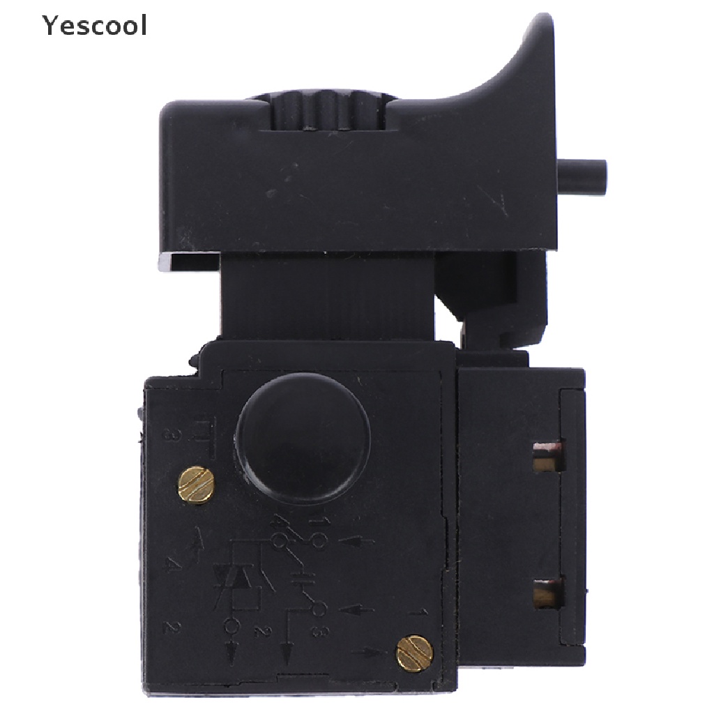 Yescool Fa2-6 / 1bek 6a 250v Kunci Tombol trigger power tool Elektrik