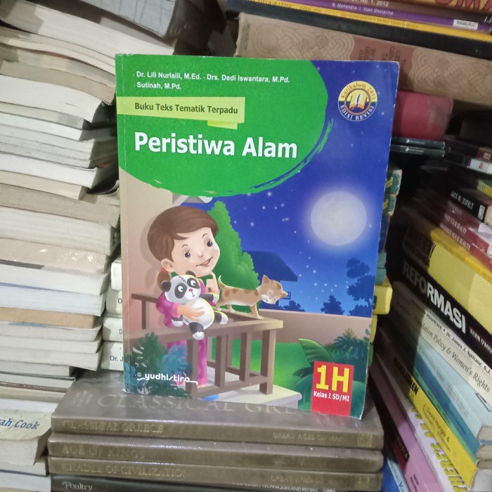 ORI BUKU TEKS TEMATIK TERPADU PERISTIWA ALAM 1H KELAS 1 SD MI