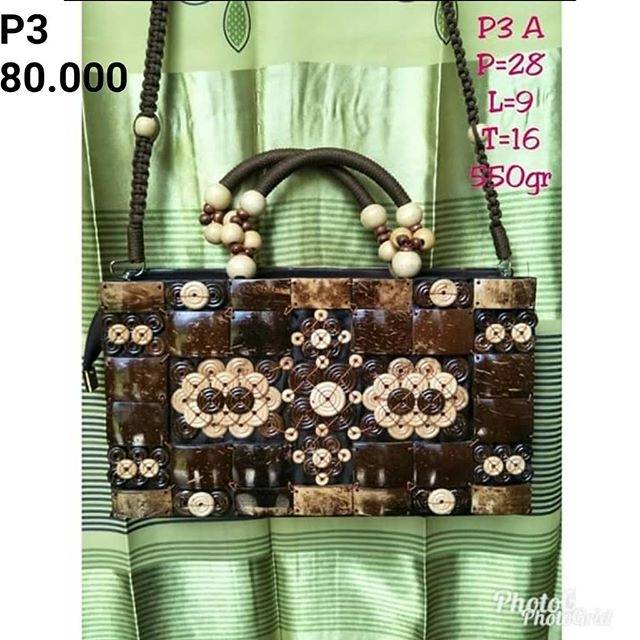 Tas batok (tas tempurung kelapa) tas etnik