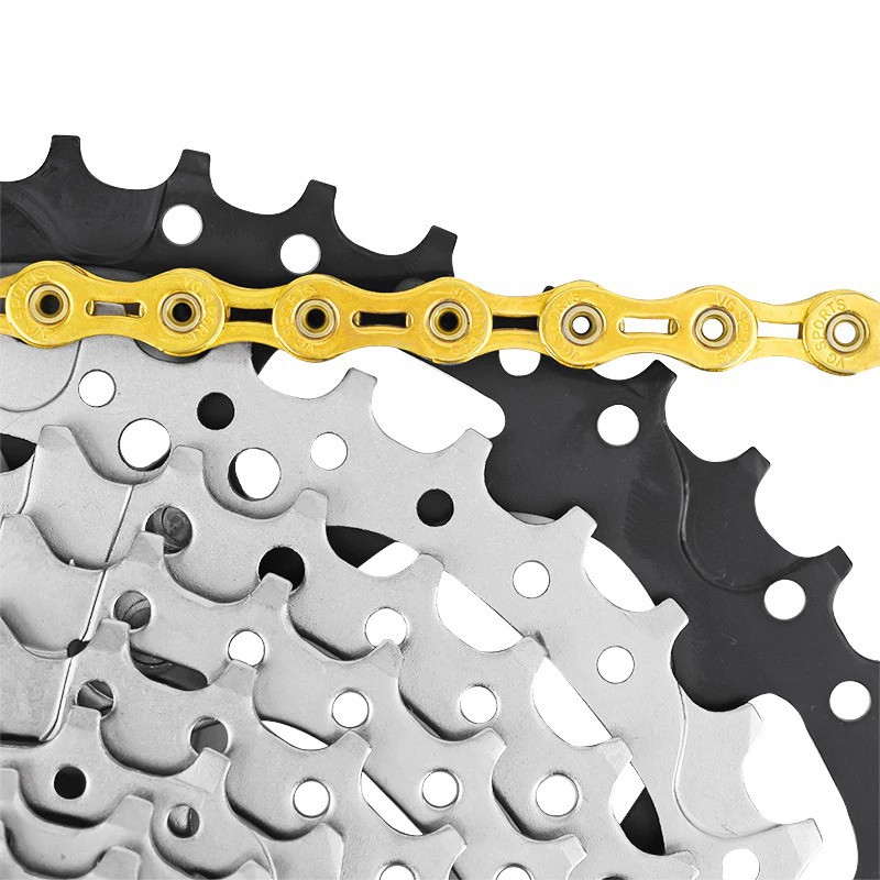 Grab Medan 10 8 9 SPEED VG SPORTS RANTAI SEPEDA BICYCLE CHAIN HALF HOLLOW MOUNTAIN ROAD BIKE Go