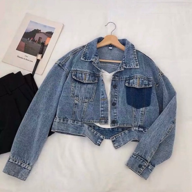 JACKET JEANS ARIELLA CROP / JAKET JEANS ARIELLA