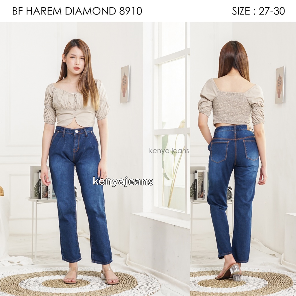 7C-G BOYFRIEND JEANS | HAREM JEANS | BOYFRIEND HAREM JEANS | NON STREACH JEANS | DIAMOND BK JK | 27 - 30