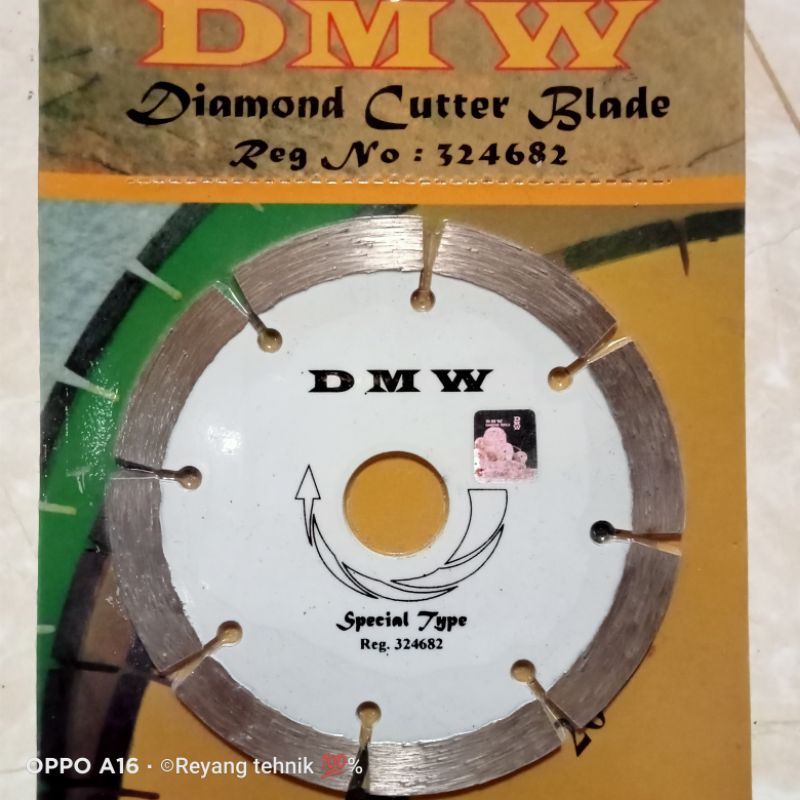 Mata Gerinda 4 inch Potong Keramik DMW Special Diamond Cutter Type Dry