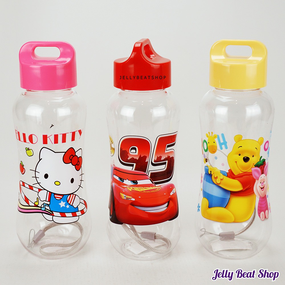 Botol minum lekuk susu dot hello kitty cars frozen doraemon pony