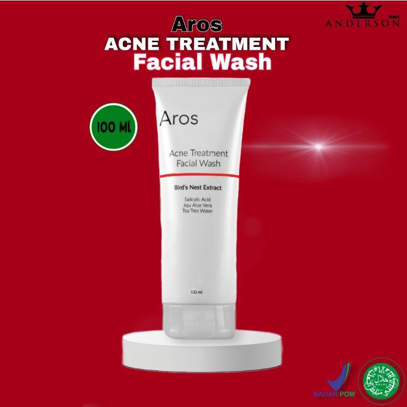 AROS Facial Wash 100ml Acne Treatment Pembersih Wajah Aros Skincare