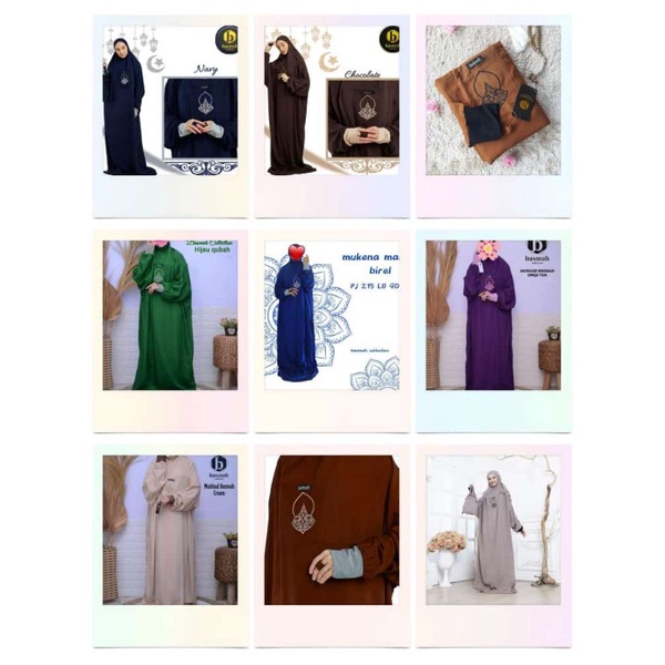 agen resmi mukenah/koko/sarung basmah/ya basmah/mukenah hadromut