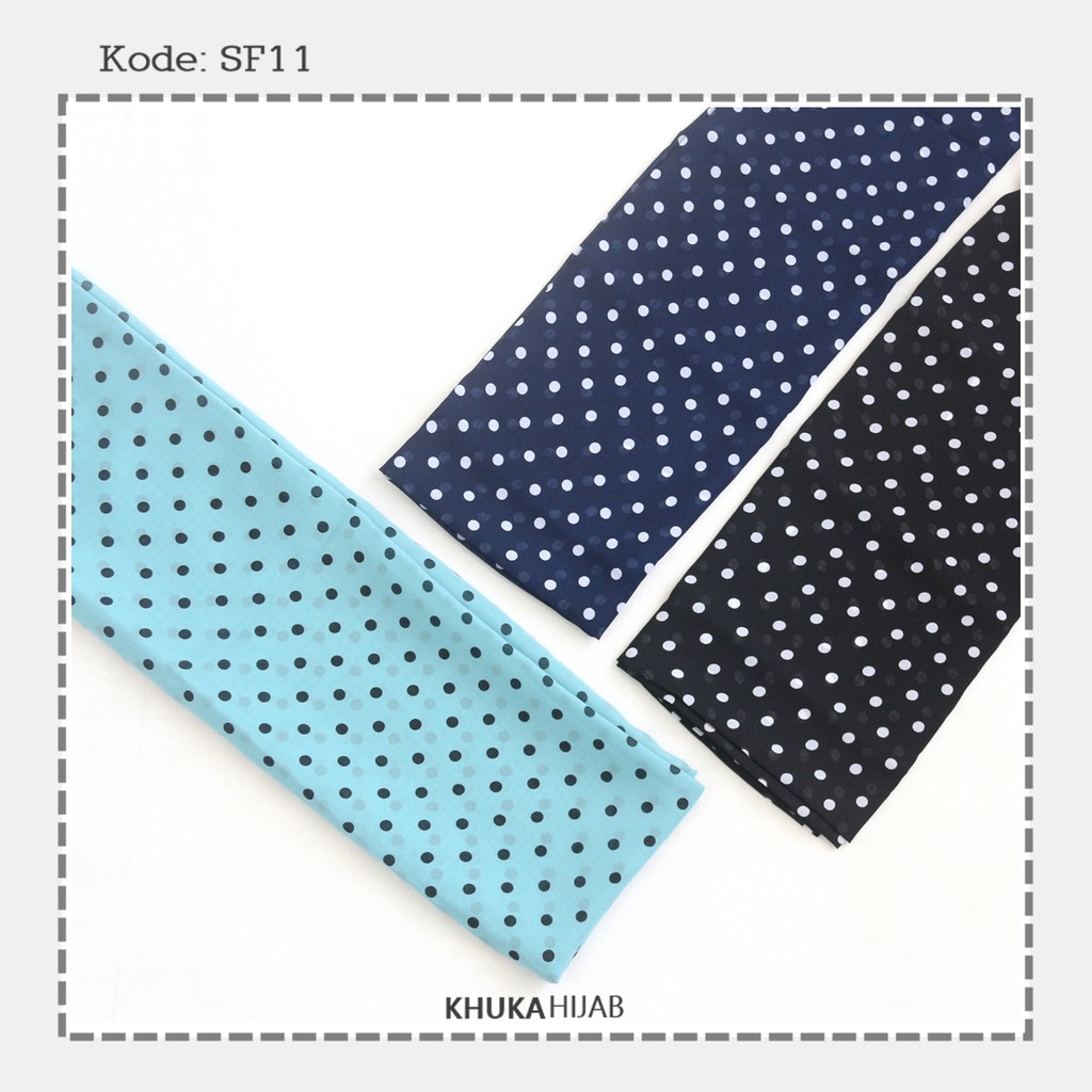 CIFFON FINE MOTIF / JILBAB SEGI EMPAT MOTIF SIFON FINE