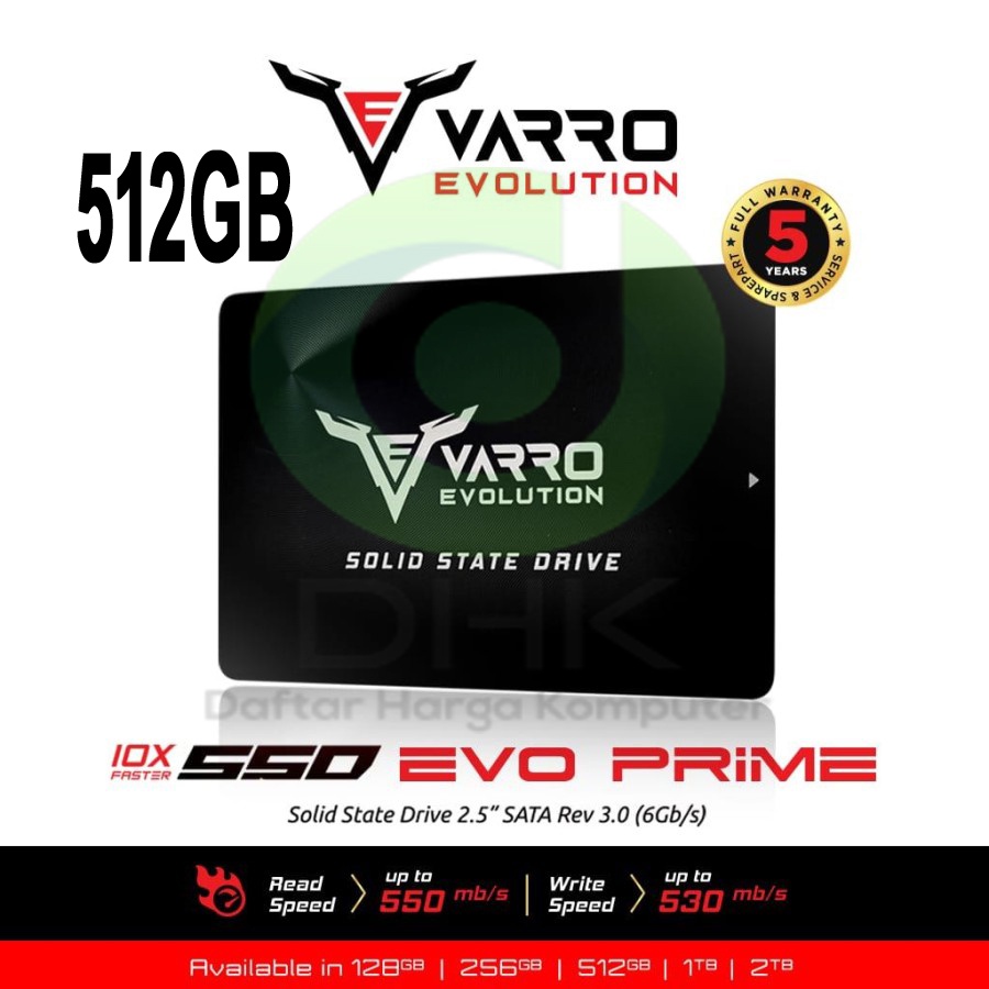 SSD VARRO 512GB SATA 2,5 INCH