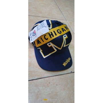 Snapback Vintage hat Michigan Big logo The game made in Taiwan