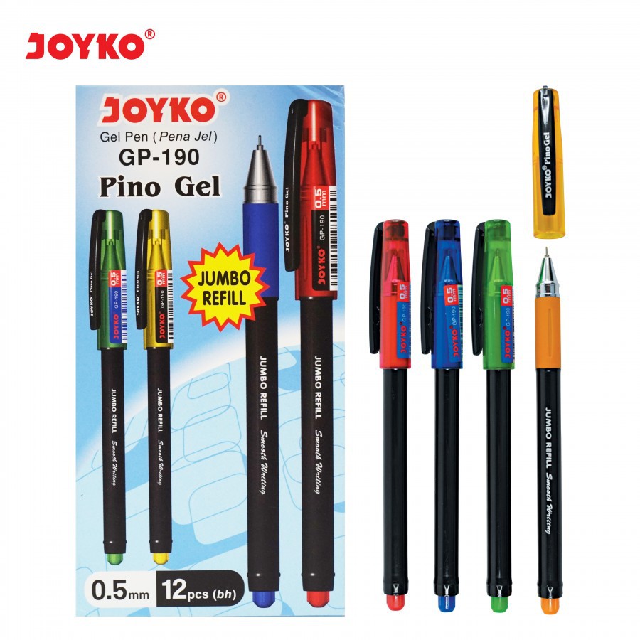 

Gel Pen / Pulpen Joyko GP-190 Pino Gel 0.5 mm