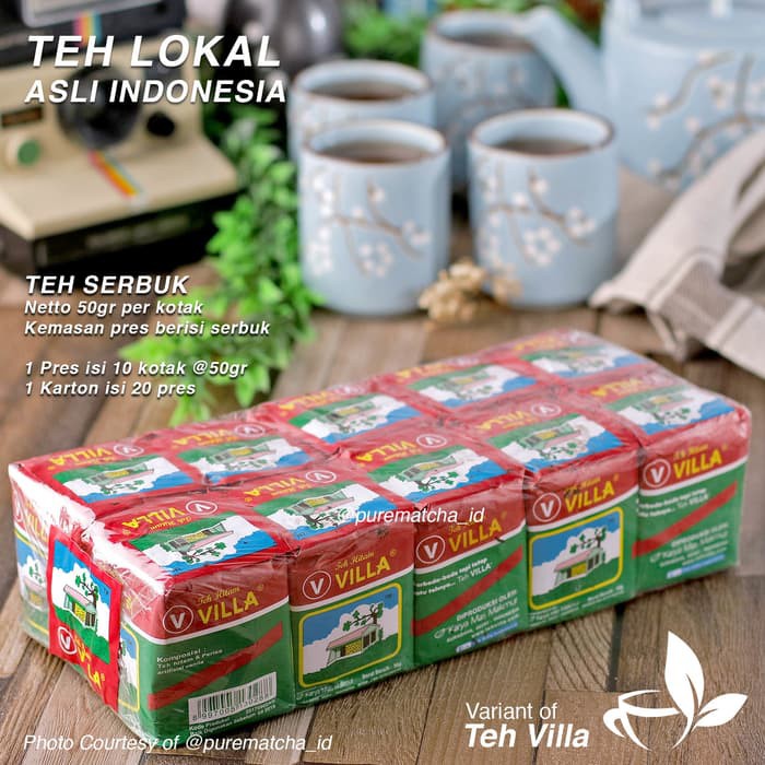 

Teh Villa Indonesian Black Tea Teh Hitam Serbuk Lokal Indonesia Pres - tth1442