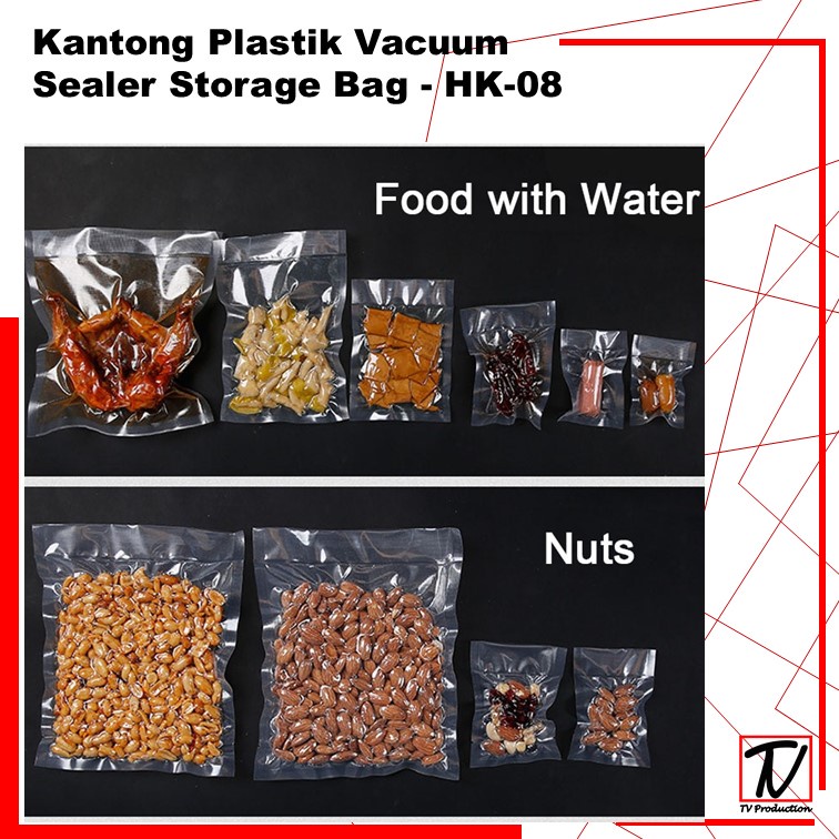 Kantong Plastik Vacuum Sealer Storage Bag  100PCS